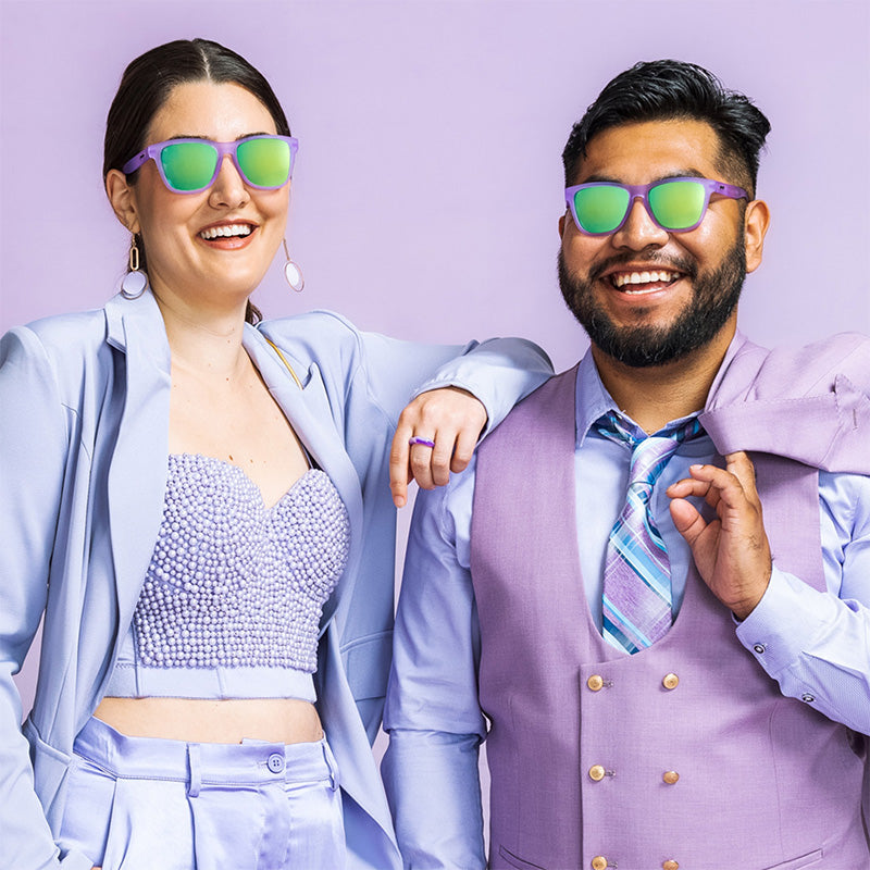 Lilac It like That | occhiali da sole viola lavanda con lenti verdi|occhiali da sole OG Goodr