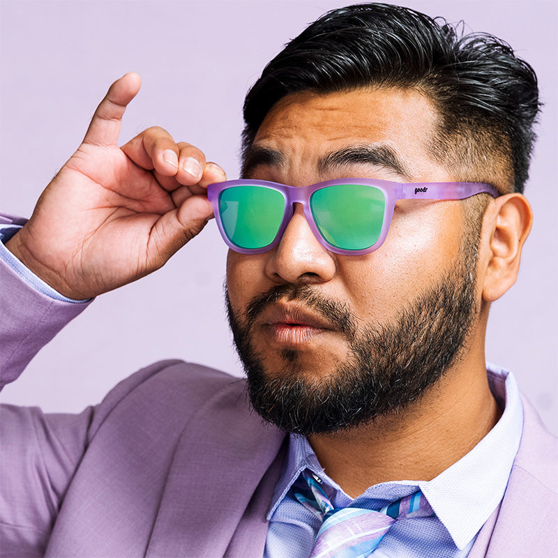 Lilac It like That | occhiali da sole viola lavanda con lenti verdi|occhiali da sole OG Goodr