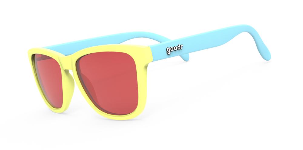 Occhiali da sole da corsa Goodr Pineapple Painkillers Vista anteriore
